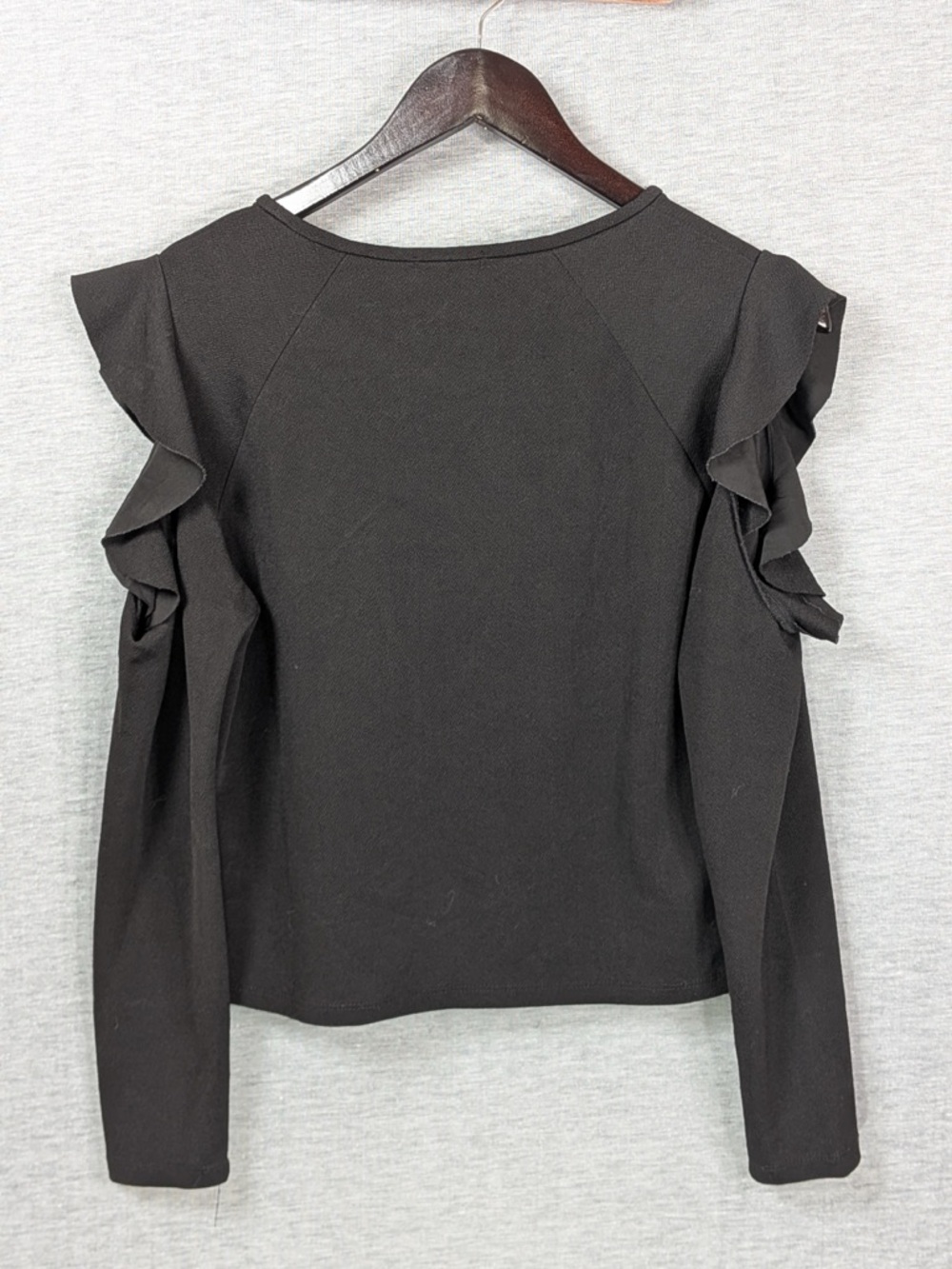 Dynamite Ruffle Sleeve Cold-Shoulder Top - Picture 3 of 6